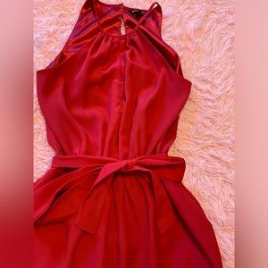 Express pink silk dress size small